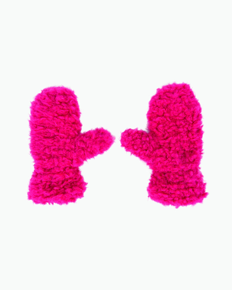 Lenna furry gloves