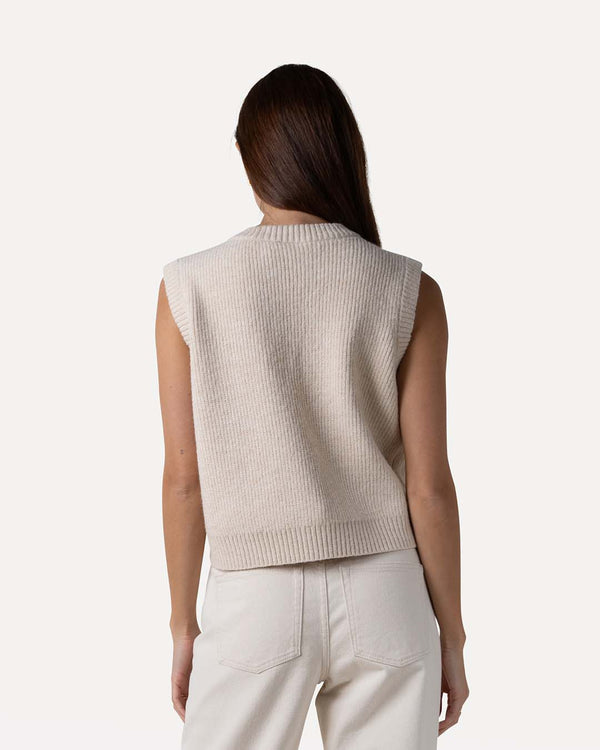 Noé knitted vest