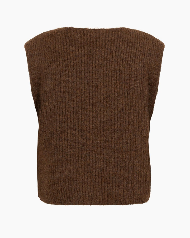 Billie knitted vest - Another - Label